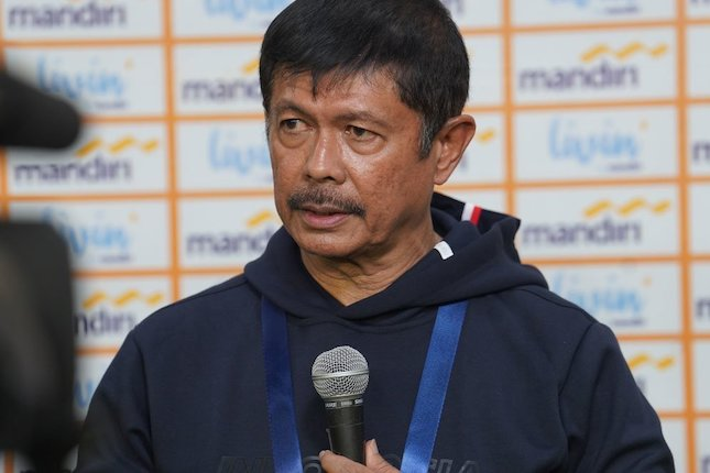 Indra Sjafri saat memberi keterangan media usai laga Piala AFF U-19 2024 (c) PSSI